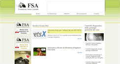 Desktop Screenshot of fsa-vet.it