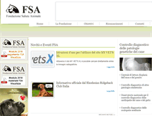 Tablet Screenshot of fsa-vet.it